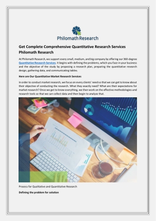 Get Complete Comprehensive Quantitative Research Services Philomath Research