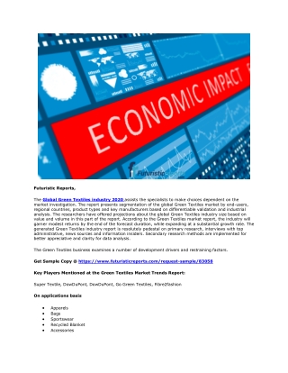 Global Green Textiles industry 2020