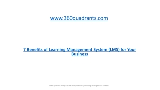 7 Benefits of Learning Management System (LMS) for Your Business