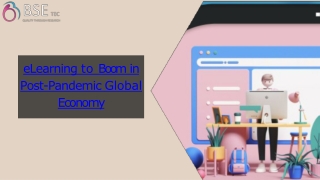 eLearning to Boom in Post-Pandemic Global Economy