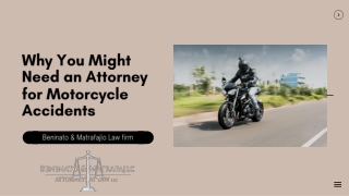Why You Might Need an Attorney for Motorcycle Accidents