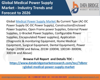 Medical Power Supply Market
