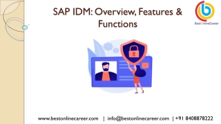 SAP Identity Management Introduction PPT| SAP IDM online training