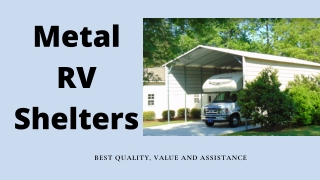 Approve your RV Metal Shelters and Carports