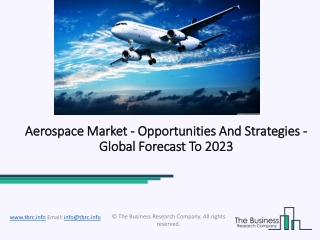 Aerospace Market Growth Analysis, Latest Trends And Business Opportunity 2021 To 2023