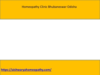 Homeopathy Clinic Bhubaneswar Odisha