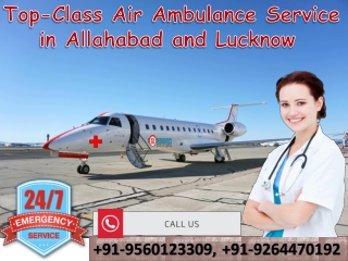 Avail Round the Clock Air Ambulance Service in Allahabad by Medivic