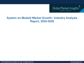 System on Module Market Share, Trend & Growth Forecast to 2026