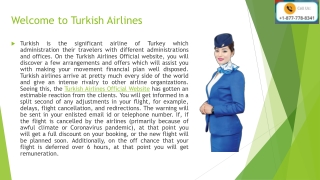 Turkish Airlines Reservations