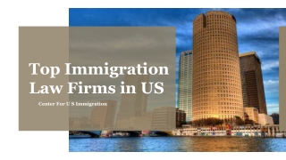 Top Immigration Law Firms in US