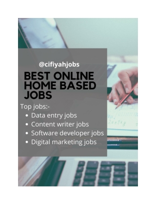 Online Home Based Jobs in Mumbai