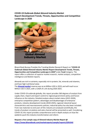 Global Almond Industry Market Research Report 2020-2025