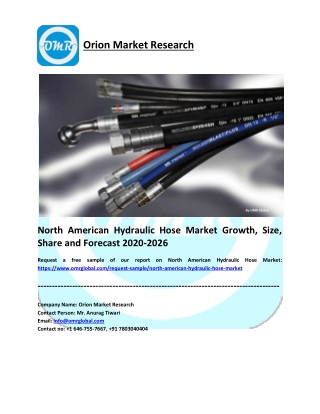 North American Hydraulic Hose Market Research and Forecast 2020-2026