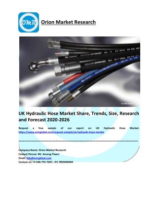 UK Hydraulic Hose Market Research and Forecast 2020-2026