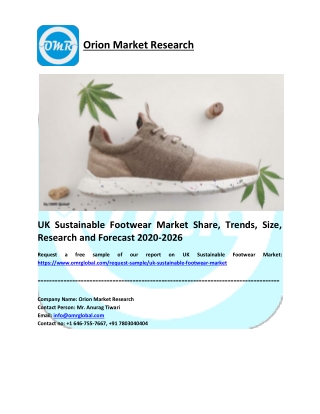 UK Sustainable Footwear Market Research and Forecast 2020-2026