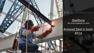 Armor Steel Plate Supplier and Exporter in South Africa