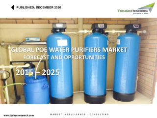 Global POE Water Purifiers Market Forecast 2025