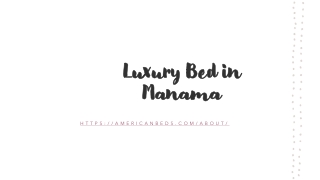 Luxury Bed in Manama