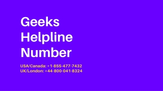 How we solve the issue with Geek Helpline?