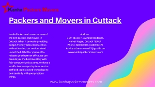 Best Packers Movers in Cuttack