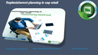 Replenishemnt planning in sap retail