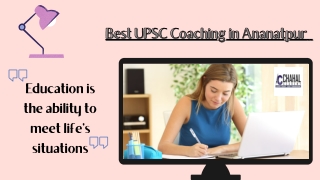 Online UPSC Coaching -  Chahal Academy