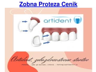 Zobna Proteza Cenik