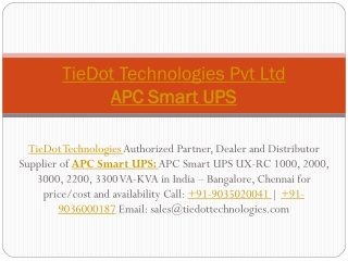 APC Smart UPS 1000, 2000, 3000, 2200, 3300 UX-RC Price India | Call: 9036000187