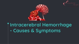 Intracerebral Hemorrhage - Causes & Symptoms