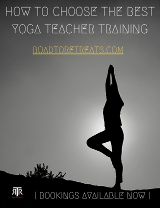 Online Yoga Teacher Training - Roadtoretreats.com