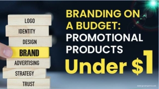 Promotional Products Under $1