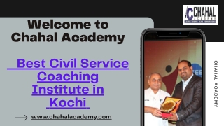 Best UPSC Coaching Online in Kochi– Chahal Academy