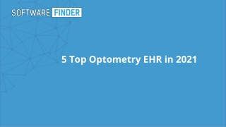 5 Top Optometry EHR in 2021