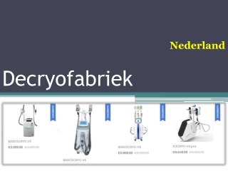 Opleiding cryolipolyse Nederland