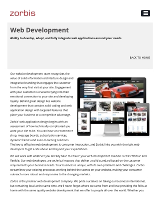Enterprise Web Application | Custom Web Application Development Company - Zorbis