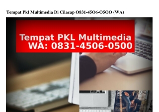 Tempat Pkl Multimedia Di Cilacap 083I_4506_0500(whatsApp)