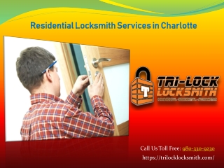 Residential Locksmith in Charlotte