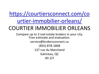 COURTIER IMMOBILIER ORLEANS