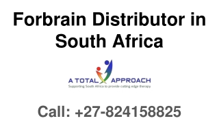 Forbrain Distributor in South Africa