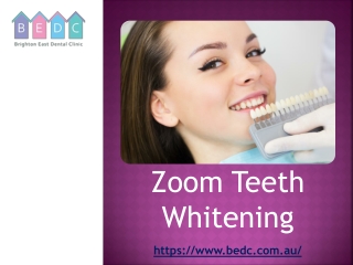 Zoom Teeth Whitening - (03-95788500) - BEDC