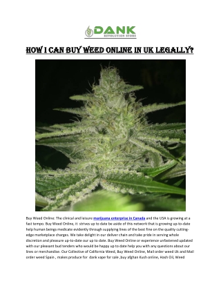 How I can buy weed online in Uk legally?