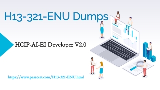 2021 H13-321-ENU HCIP-AI-EI Developer V2.0 Exam Dumps