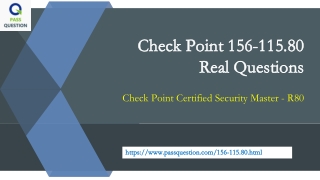 2021 Check Point CCSM 156-115.80 Practice Test Questions