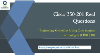 2021 Cisco 350-201 CBRCOR Exam Dumps