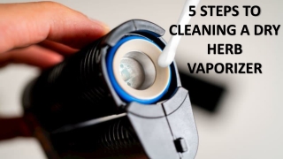 Steps To Clean Your Portable Dry Herb Vaporizer