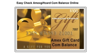 Easy Check Amexgiftcard Com Balance Online