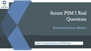 2021 Professional Scrum Master I PSM I Training Questions