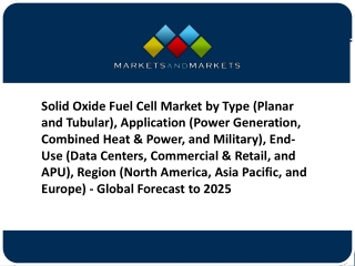 Global Solid Oxide Fuel Cell Market Overview - 2025