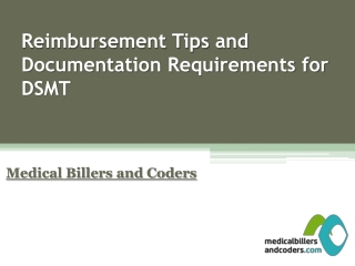 Reimbursement Tips and Documentation Requirements for DSMT