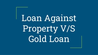 Everybody Should Once Check for Property Loan